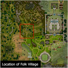 Location of Folk Village